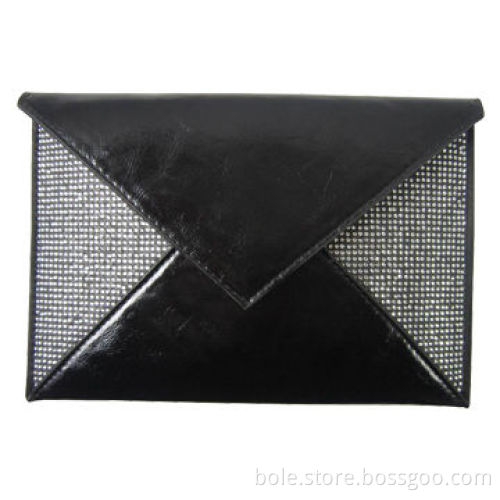 Evening Clutch Bag with Evelope Shape, Decorated by Stones, Available in Various Designs